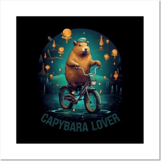 Capybara lover Capybara art design Posters and Art